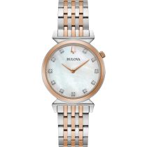 Bulova 98P192 Orologio Donna Regatta 11 diamanti 30mm 3ATM