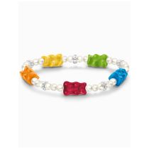 Thomas Sabo A2153-052-7-L15 Bracciale di perla Orsetti d'Oro colorate 15 cm