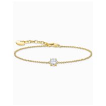 Thomas Sabo A2156-414-14-L19V Bracciale placcato oro con zirconi bianchi