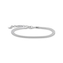 Thomas Sabo A2169-001-21-L19V Bracciale in argento con serpente 16-19 cm 