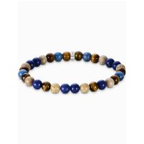 Thomas Sabo A2193-926-7-L19 Unisex Bead Bacciale nei toni del marrone e del blu