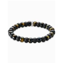 Thomas Sabo A2196-806-11-L19 Bacciale unisex Ossidiana e Occhio di tigre