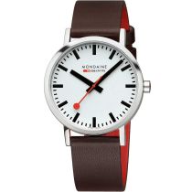 Mondaine A660.30360.11SBGV Orologio Da Uomo Classico SBB vegan 40mm 3ATM