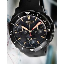Alpina AL-372LBBG4FBV6 Orologio Uomo Seastrong Diver Cronografo 44mm 30ATM