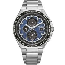 Citizen AT8238-84L Orologio Uomo Eco-Drive Super-Titanium Radio Cronografo 44mm 10ATM  