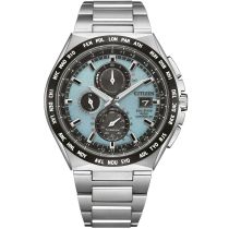 Citizen AT8238-84M Orologio Uomo Eco-Drive Super-Titanium Radio Cronografo 44mm 10ATM  