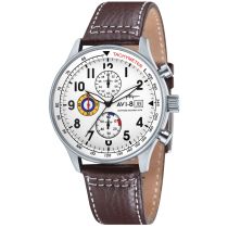 AVI-8 AV-4011-01 Hawker Hurricane Cronografo Orologio Uomo 43mm 5ATM