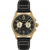 AVI-8 AV-4089-07 Orologio Da Uomo Spitfire Lock Cronografo 42mm 5ATM