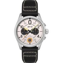 AVI-8 AV-4089-0B Orologio Da Uomo Spitfire Lock Cronografo 42mm 5ATM