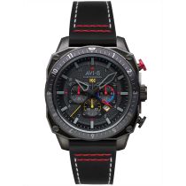 AVI-8 AV-4100-04 Orologio Uomo Hawker Hunter Doppio Tempo Cronografo 43mm 5ATM