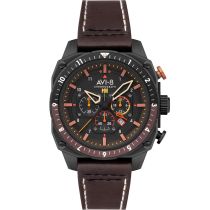 AVI-8 AV-4100-08 Orologio Uomo Hawker Hunter Doppio Tempo Cronografo 43mm 5ATM