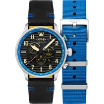 AVI-8 AV-4109-03 Orologio Uomo Flyboy Spirit of Tuskegee Limitato Cronografo 44mm 5ATM
