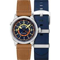 AVI-8 AV-4120-01 Orologio Da Uomo Wingman Worldtimer Automatico GMT 41mm 5ATM