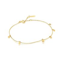ANIA HAIE BAU001-05YG Gold Mixed Disc Bracciale per le donne Gold 14K