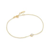 ANIA HAIE BAU006-01YG White Sapphire Bracciale per le donne Gold 14K