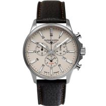 Bauhaus 2880-5 Orologio Uomo Aviation Crono Titanio 42mm 10ATM