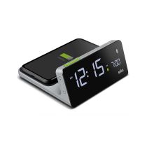 Braun BC21GEU Sveglia digitale con ricarica wireless