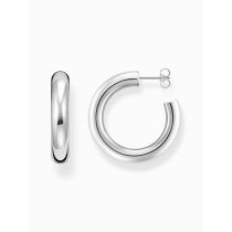 Thomas Sabo CR636-001-21 Orecchini a cerchio in argento Chunky 30 mm Donna