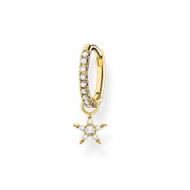 Thomas Sabo singolo Creolo Star CR707-414-14