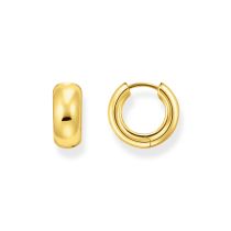 Thomas Sabo CR741-413-39 Bold - Orecchini a cerchio mini placcati oro da 16,0 mm per donna