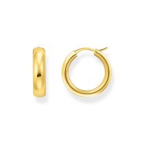 Thomas Sabo CR746-413-39 Bold - Orecchini a cerchio placcati oro da 19,5 mm da donna