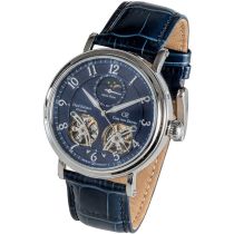 Carl von Zeyten CVZ0054BLS Murg fase lunare Automatico Orologio Uomo 46mm 5ATM