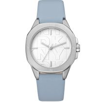 DKNY DK1L012L0015 Orologio Donna Booklyn Midi Blu chiaro 34MM 5ATM