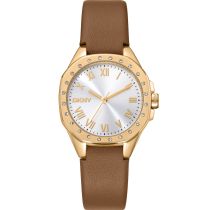 DKNY DK1L013L0025 Orologio Donna Brooklyn Mini Light Marrone 30mm 5ATM