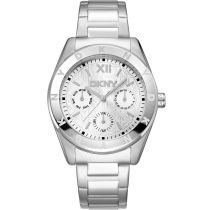 DKNY DK1L015M0025 Orologio Donna Chambers Multi Sport Argento 36mm 5ATM
