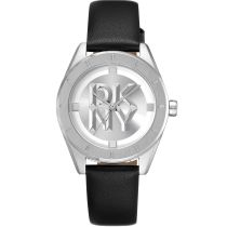 DKNY DK1L016L0015 Orologio Donna Chambers Midi Nero 34mm 5ATM