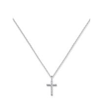 Engelsrufer ERN-LILCROSS-ZI Cross Collare da donna 38mm, regolabile