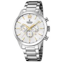Festina F20343/1 Timeless Cronografo Orologio Uomo 43mm 10ATM