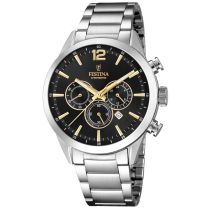 Festina F20343/4 Timeless Cronografo Orologio Uomo 43mm 10ATM