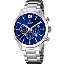 Festina F20343/7 Timeless Cronografo Orologio Uomo 44mm 5ATM