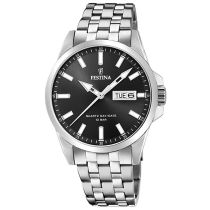 Festina F20357/4 Classico Giorno-Data Orologio Orologio Uomo 41mm 10ATM