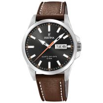 Festina F20358/2 Classico Giorno-Data Orologio Orologio Uomo 41mm 10ATM