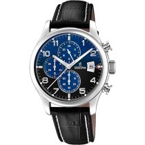 Festina F20375/7 Orologi Uomo Classico Crono 43mm 10ATM 