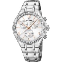 Festina F20392/1 Boyfriend Cronografo Orologio Donna 39mm 5ATM