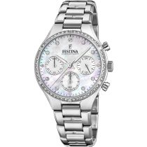 Festina F20401/1 Boyfriend Cronografo Orologio Donna 36mm 5ATM