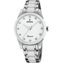 Festina F20499/1 Ceramica Orologio Donna 35mm 5ATM