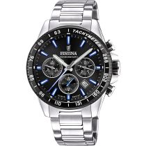 Festina F20560/5 Timeless Cronografo Orologio Uomo 45mm 10ATM