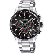 Festina F20560/6 Timeless Cronografo Orologio Uomo 45mm 10ATM