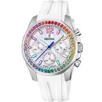 Festina F20610/2 Boyfriend Cronografo Orologio Donna 38mm 10ATM