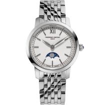 Frederique Constant FC-206SW1S6B Orologio Donna Classico Slimline Fase Lunare 30mm 3ATM 