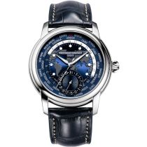 Frederique Constant FC-718NWM4H6 Classico Worldtimer Automatico Orologio Uomo 