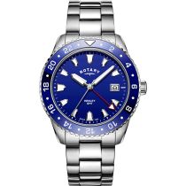 Rotary GB05108/05 Henley GMT Orologio Uomo 41mm 10ATM
