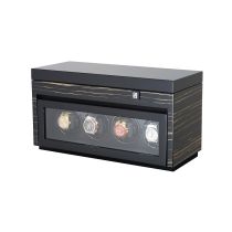 Paul Design Avvolgitore di orologi Gentlemen 4+6 Black Shadow 20056
