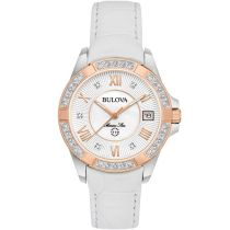 Bulova 98R233 Orologio Da Donna Marine Star 23 Diamonds 32mm 10ATM