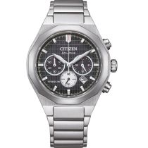 Citizen CA4690-51E Orologio Uomo Super-Titanio Zenshin Eco-Drive Cronografo 41mm 10ATM 