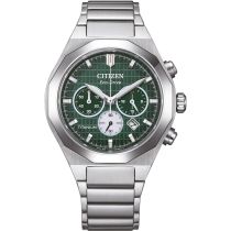 Citizen CA4691-59X Orologio Uomo Super-Titanio Zenshin Eco-Drive Cronografo 41mm 10ATM 